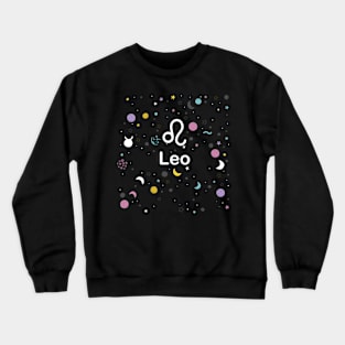 Leo zodiac sign Crewneck Sweatshirt